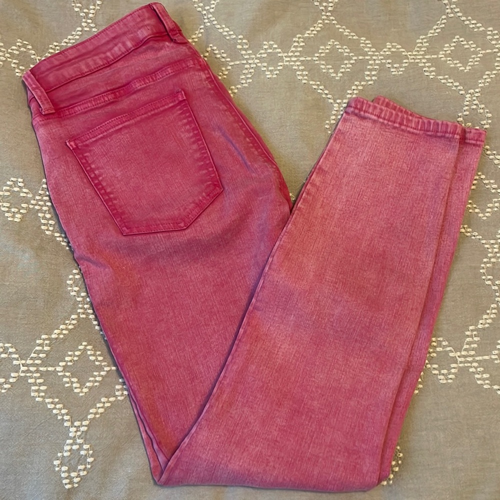 Heathered Hot Pink Pistola Skinny Jeans